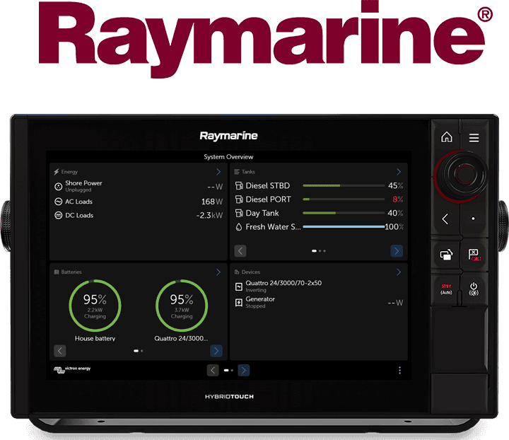 Integrazione dispositivi GX in MFD nautici - Raymarine
