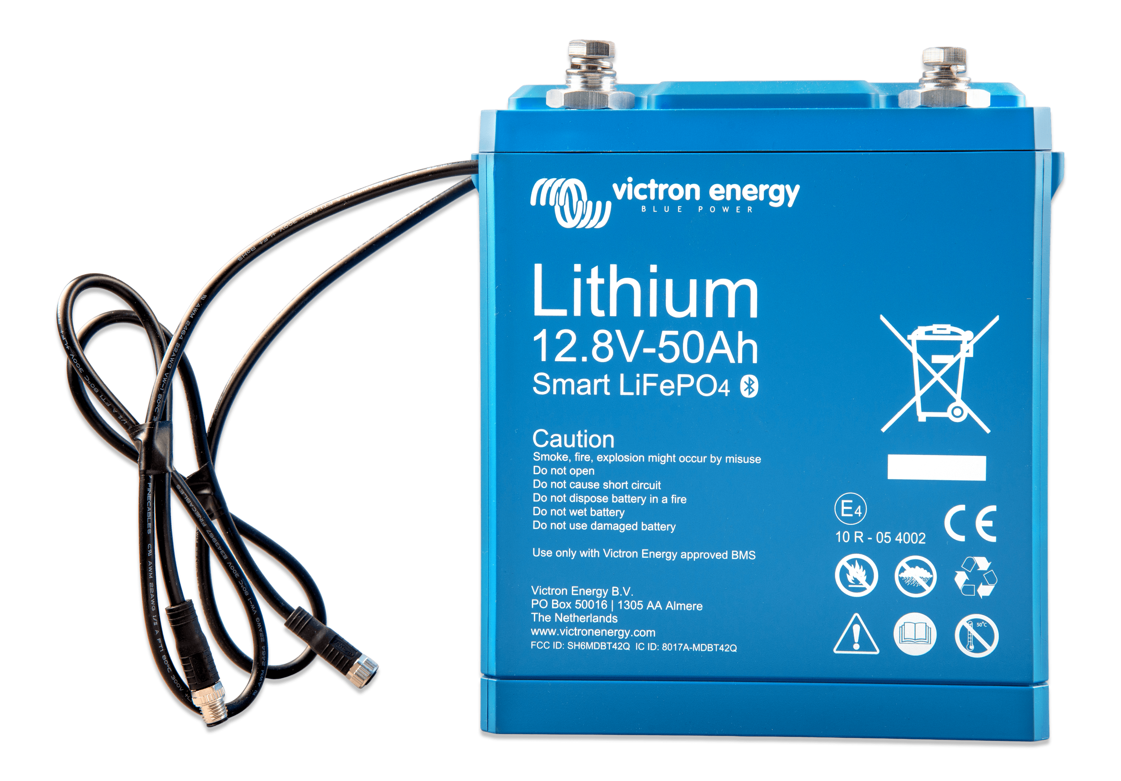 LiFePO4 Battery 12,8V 50Ah Smart (front)  thumbnail