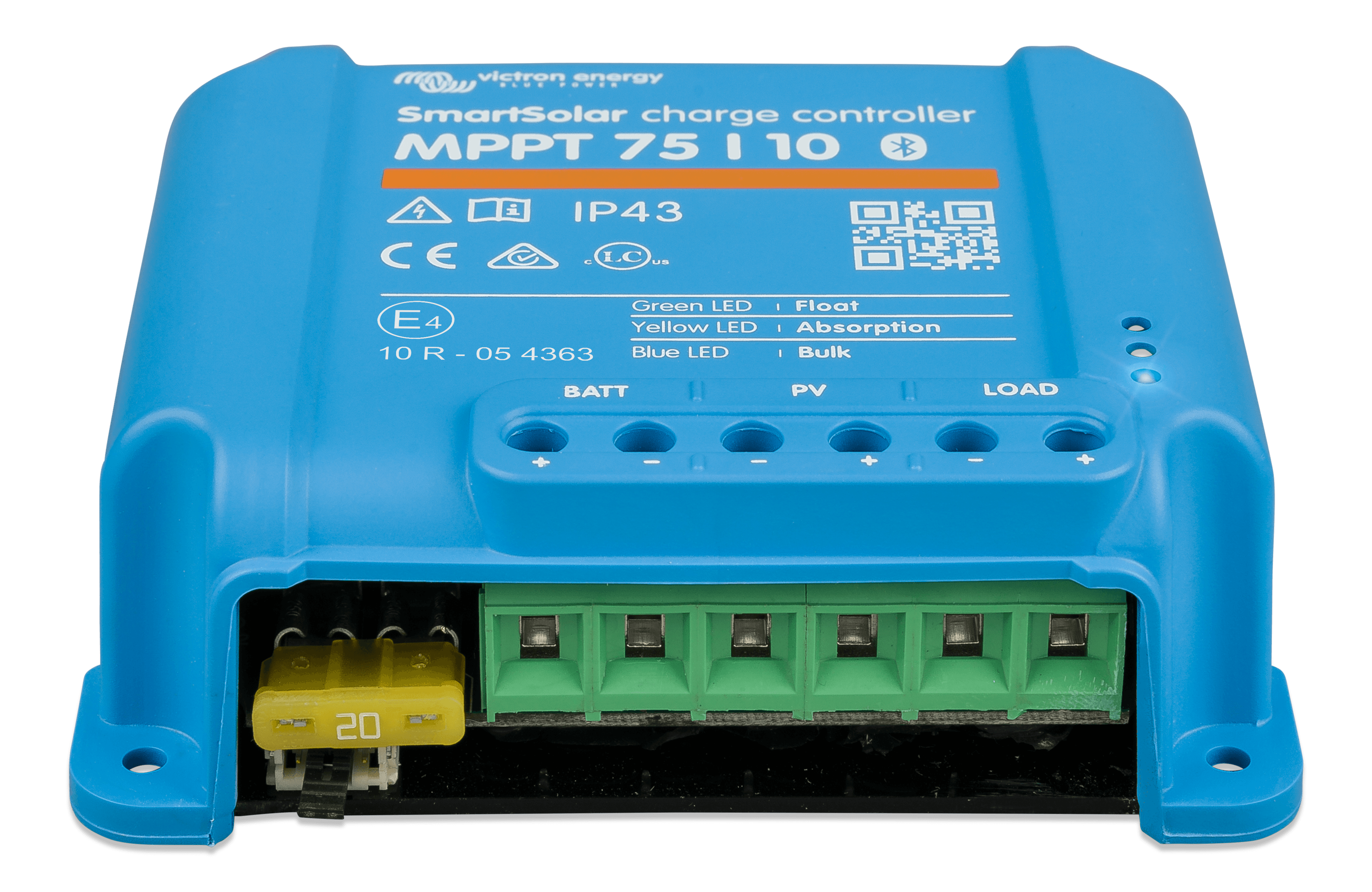 SmartSolar charge controller MPPT 75/10 (front)  thumbnail