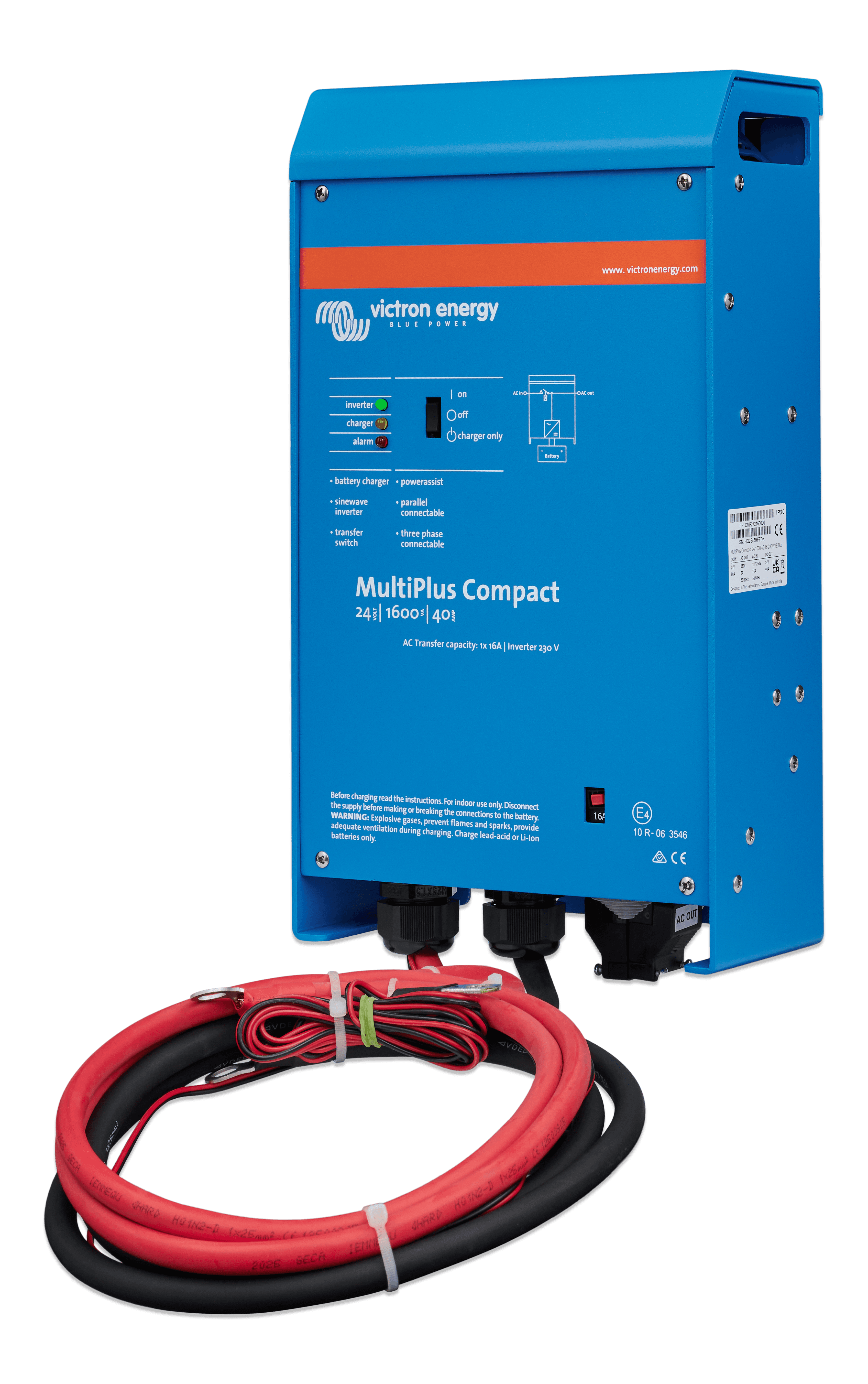 MultiPlus Compact 24V 1600VA 230Vac (Left) thumbnail