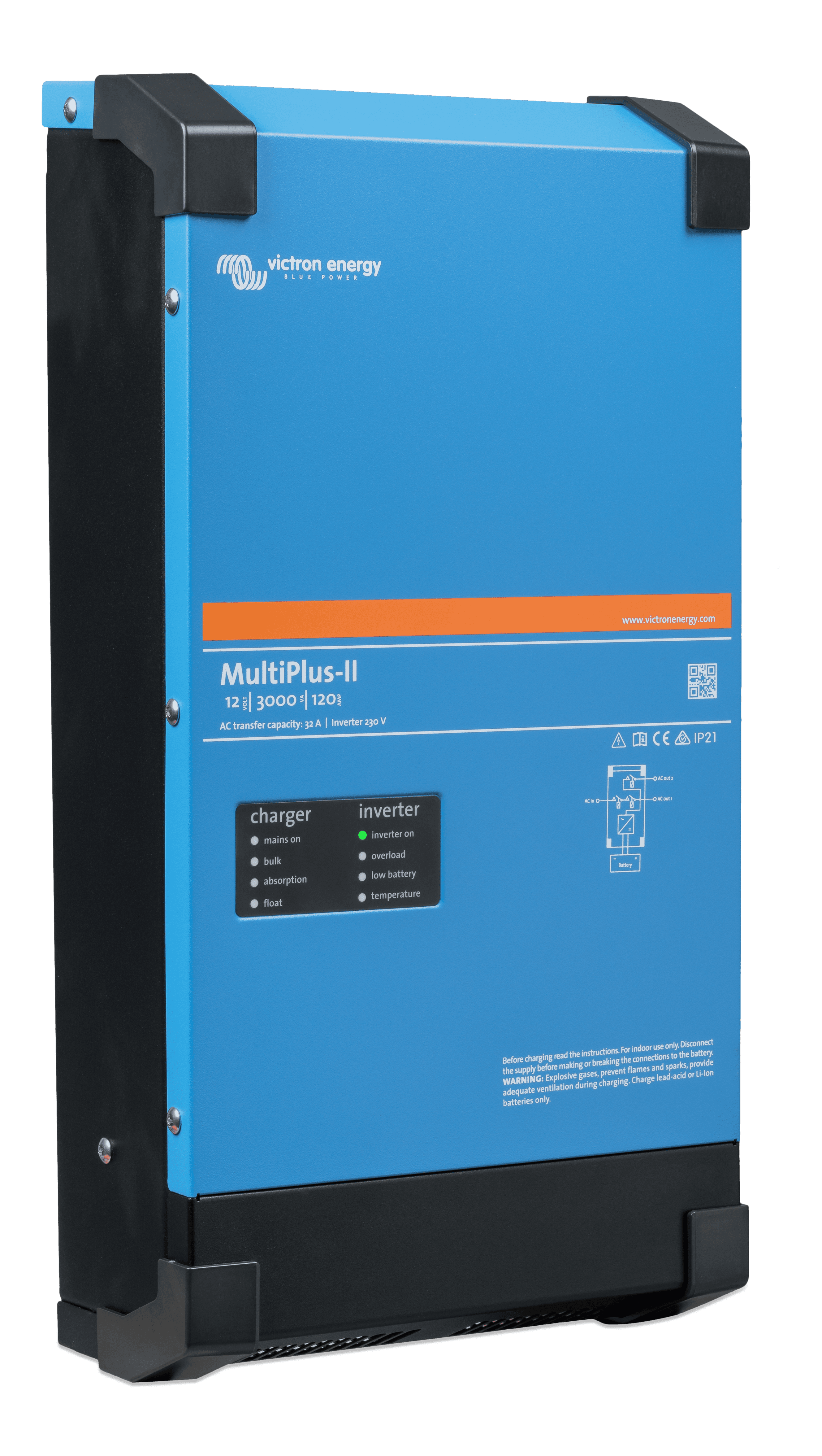 MultiPlus-II 12V 3kVA 120-32 230V (right) thumbnail