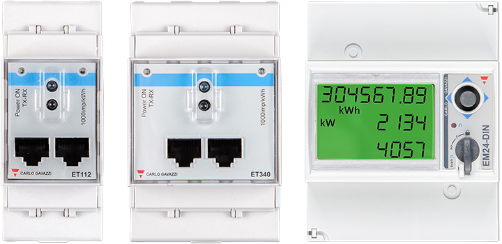 Contatori di Energia ET112, ET340, EM24 Ethernet e EM540