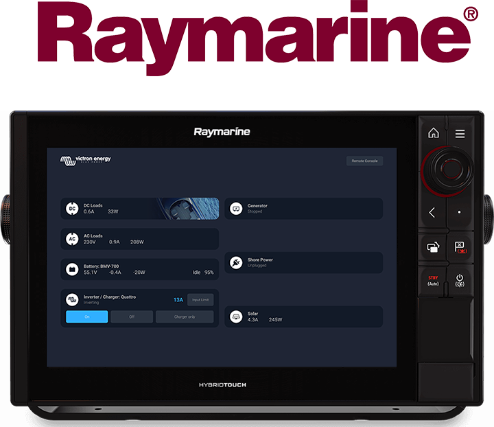 Integrazione dispositivi GX in MFD nautici - Raymarine