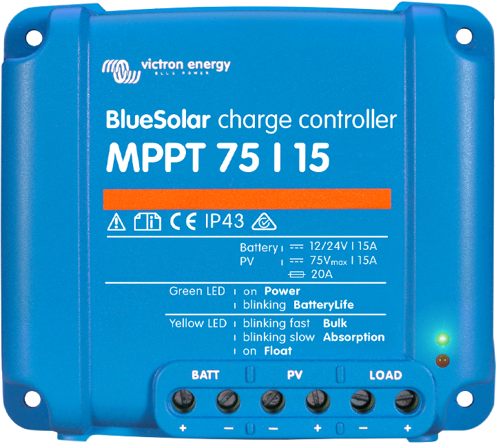 BlueSolar MPPT 75/10, 75/15, 100/15 e 100/20